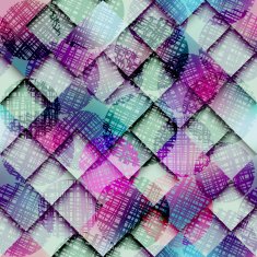 Abstract geometric green pattern