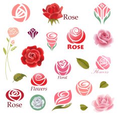 Roses design elements N4