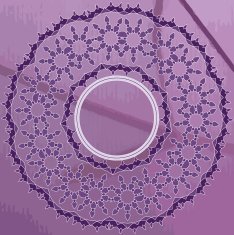 Romantic vintage lace ornament paper texture N7