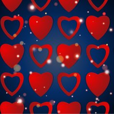 Valentines day Abstract paper hearts Love Valentine background with hearts N3