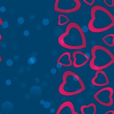 Valentines day Abstract paper hearts Love Valentine background with hearts N5