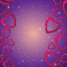 Valentines day Abstract paper hearts Love Valentine background with hearts N17