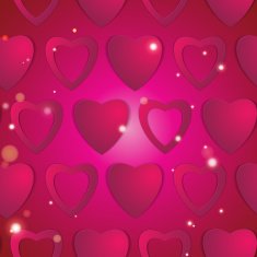 Valentines day Abstract paper hearts Love Valentine background with hearts N18