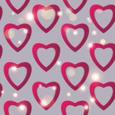 Valentines day Abstract paper hearts Love Valentine background with hearts N20