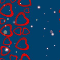Valentines day Abstract paper hearts Love Valentine background with hearts N25