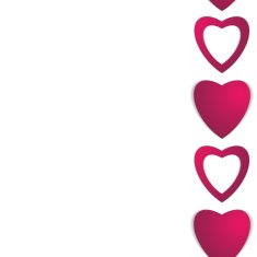 Valentines day Abstract paper hearts Love Valentine background with hearts N27