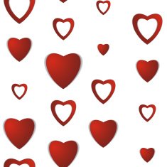 Valentines day Abstract paper hearts Love Valentine background with hearts N35