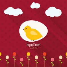 happy easter greeting card N55