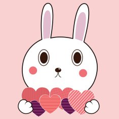 Bunny hold heart
