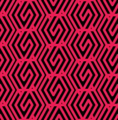 Geometric messy lined seamless pattern colorful vector endless N5