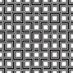 Seamless geometric pattern black and white vector backdrop