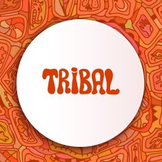 texture of pink color with a print-style tribal