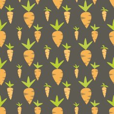 Easter carrots seamless texture