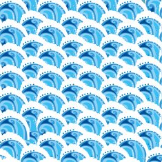 Seamless vector wave illustration