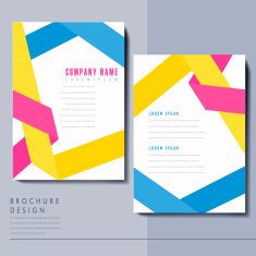origami folded lines background design for poster