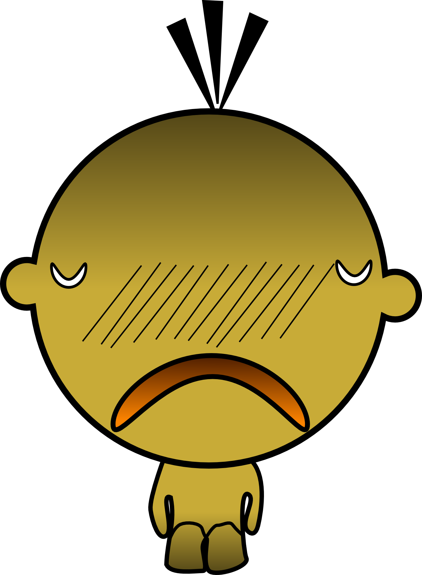 Sad character. Картинка где нарисован желтый грустные. Гандон рисунок грустный Смайл. Thai Sad Clipart.