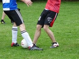 football players on a field
