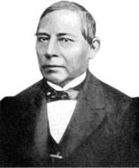 black and white portrait of Benito Juarez