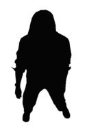 graphic image of a black man