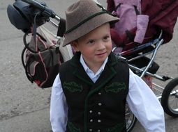 boy in the bavarian costume