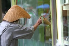 man by the window in seoul