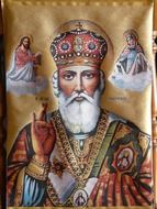 st. nicholas icon, orthodox holy
