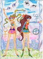 drawing anime style girls