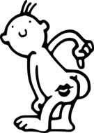 graphic image of cartoon funny hero