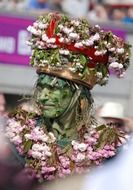 green man at the carnival