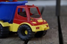 colorful toy truck
