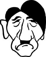 Adolf Hitler funny caricature