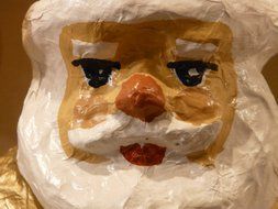 face of Santa Claus, artwork