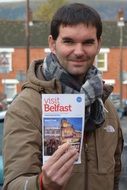 tourist with a city map