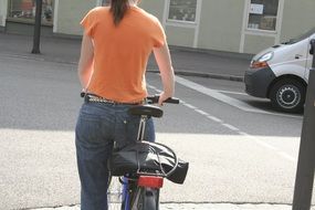 bike cyclist move