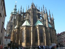 at vitus cathedral in Prague