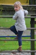 girl on the playground