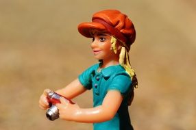 doll with a camera