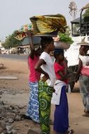 Gambia fish market Africa