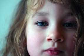 cute kid thinking