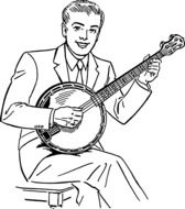 banjo musical instrument