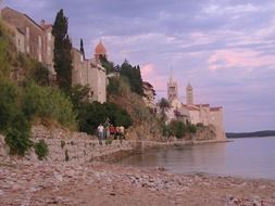 Rab island in Croatia