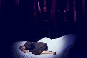 monologue about death on stage