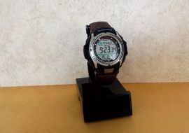 Black sport watch