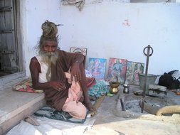 india holy human