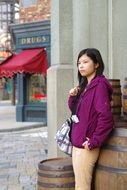 disney tokyo japan woman street