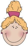 portrait of a girl with a high hairstyle