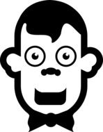 man adult bow tie jug ears