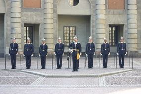 the changing of the guard in Sweden