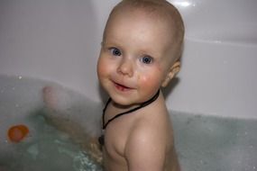 happy baby girl