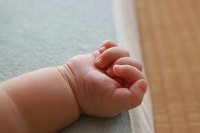 cute hand baby